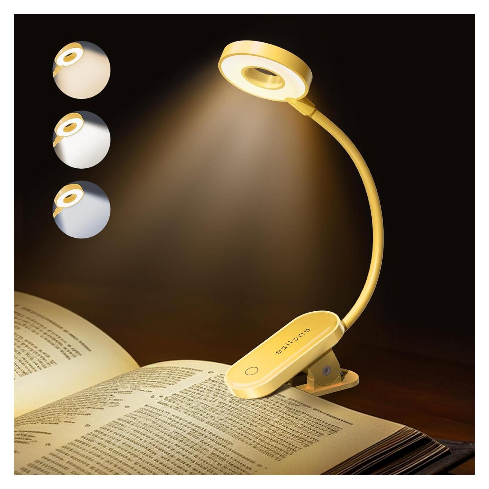 Luz de lectura LED recargable enclize con 3 temperaturas