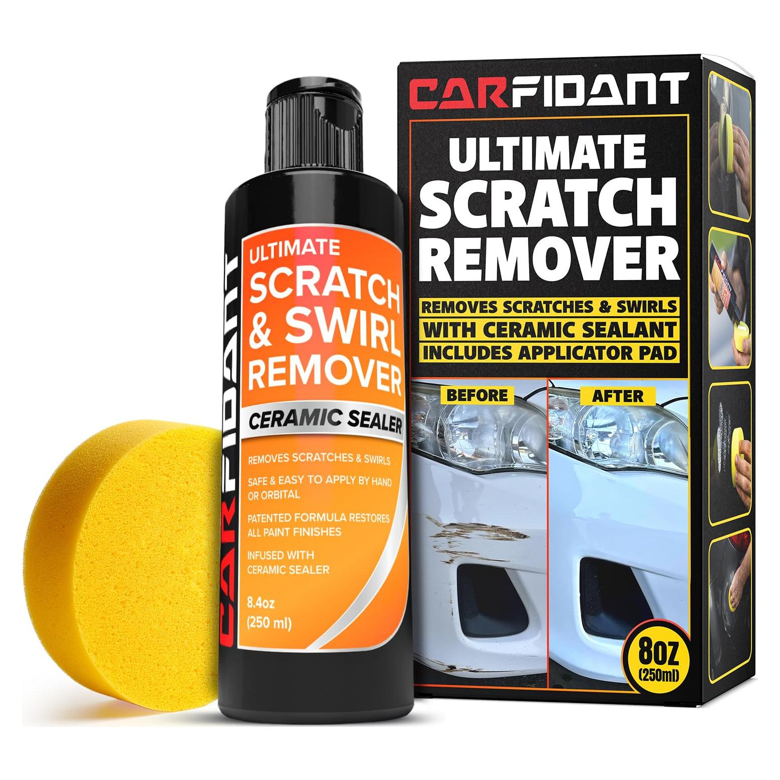 Carfidant Kit Reparador de Rayones de Pintura Automotriz 250g