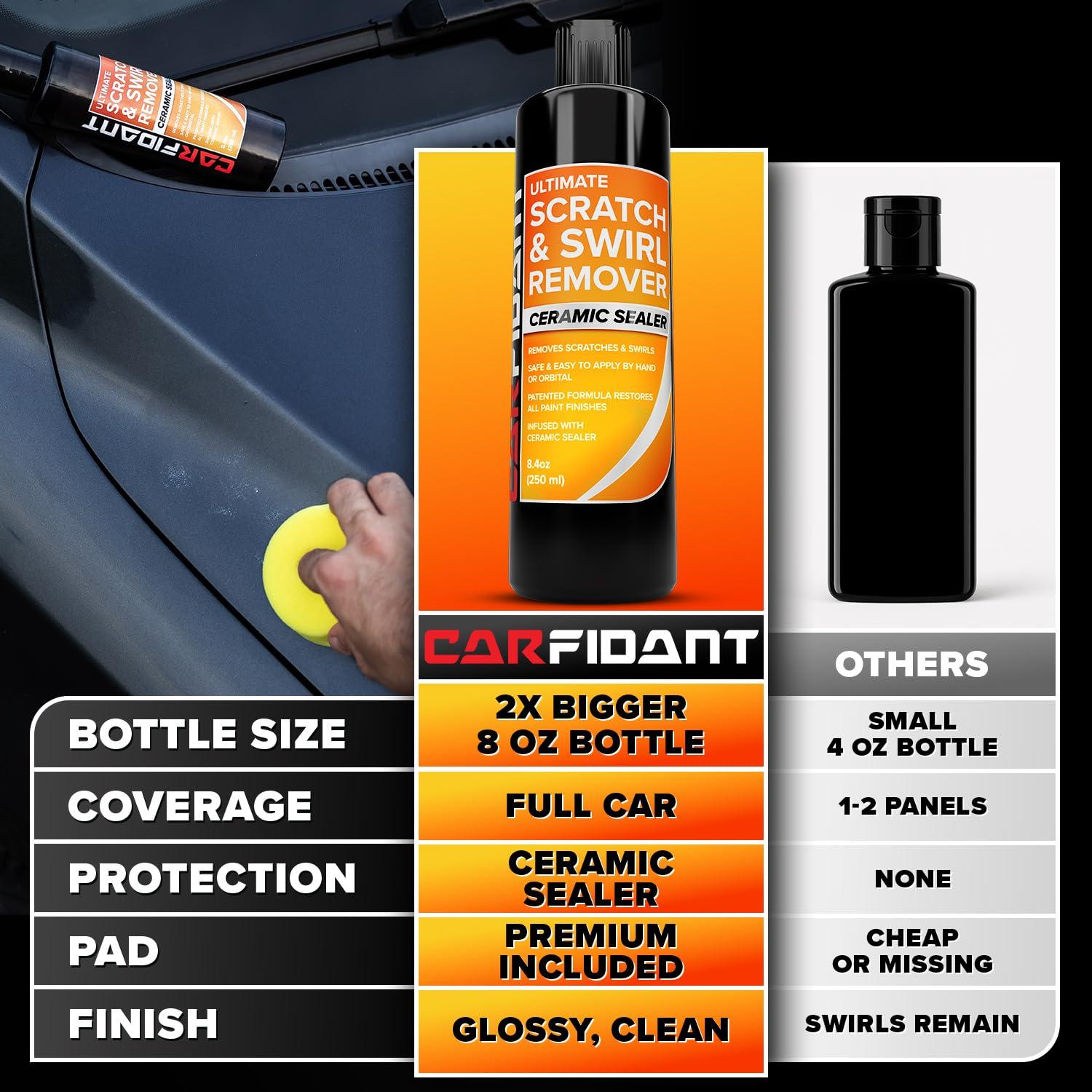 Carfidant Kit Reparador de Rayones de Pintura Automotriz 250g