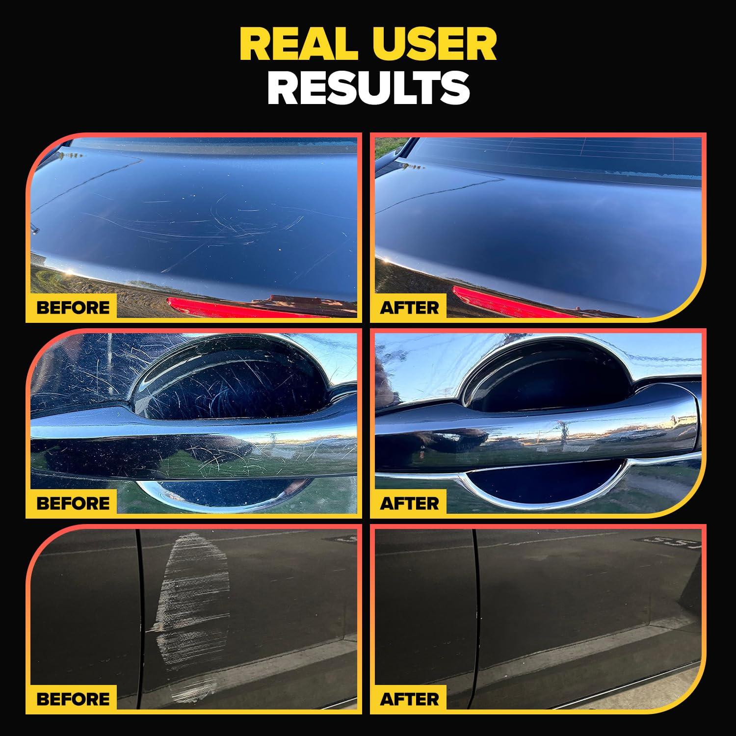 Carfidant Kit Reparador de Rayones de Pintura Automotriz 250g