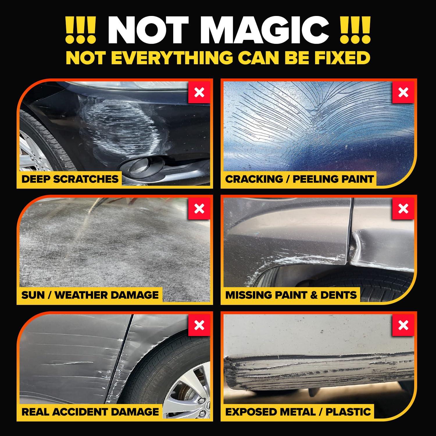 Carfidant Kit Reparador de Rayones de Pintura Automotriz 250g