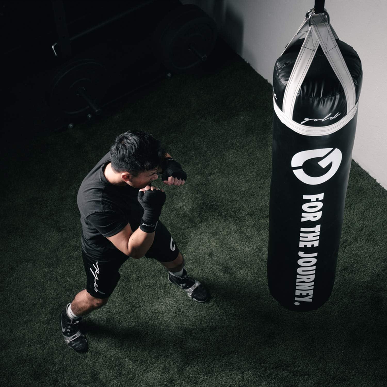 Vendajes de Boxeo Gold BJJ 200" Estilo Mexicano - Negro