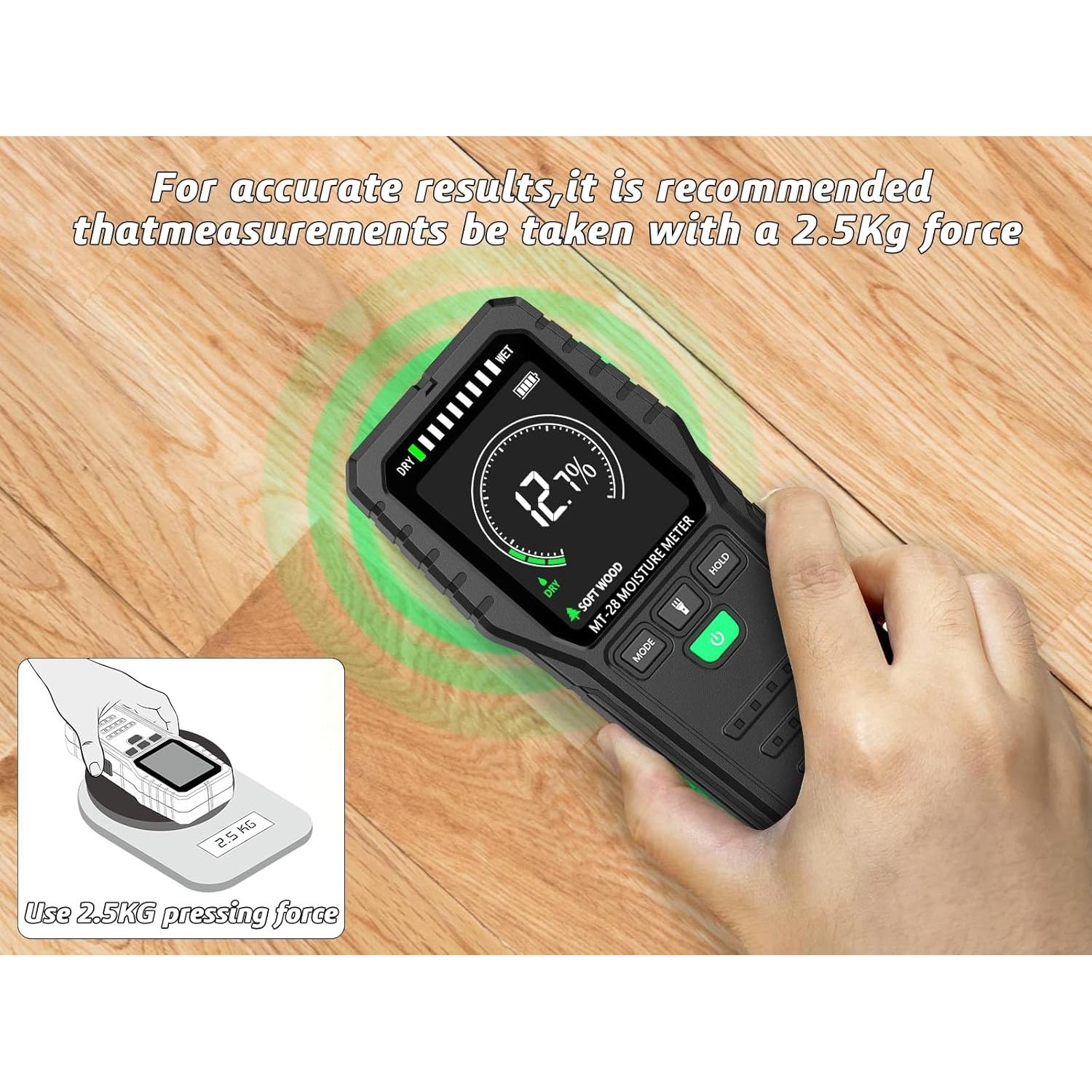 Medidor de Humedad Sin Puntas MT28 ReddDragon - Digital LCD