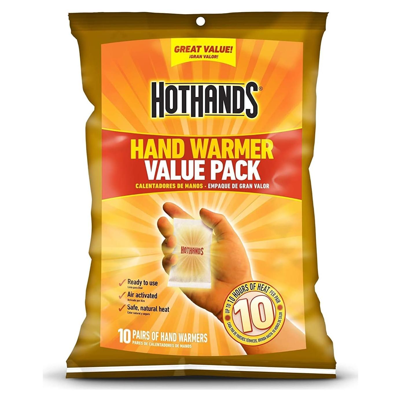 Calentadores de Manos HotHands - Paquete de 10 Unidades