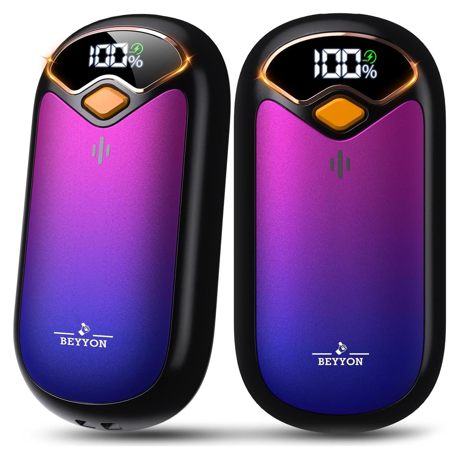 Calentadores de Manos Recargables BEYYON B PG02 2 Paquete USB