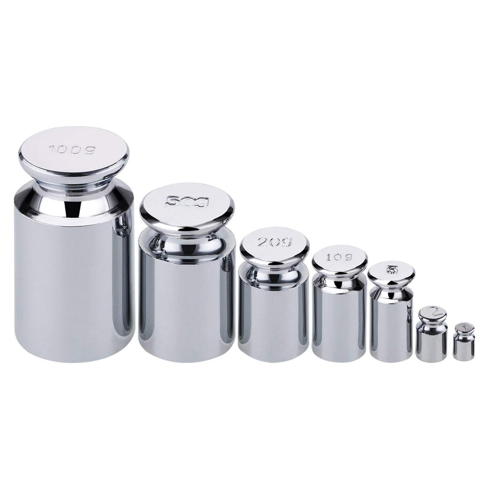 Juego de Pesas de Calibración 7 PCS Romeda - 1g a 100g