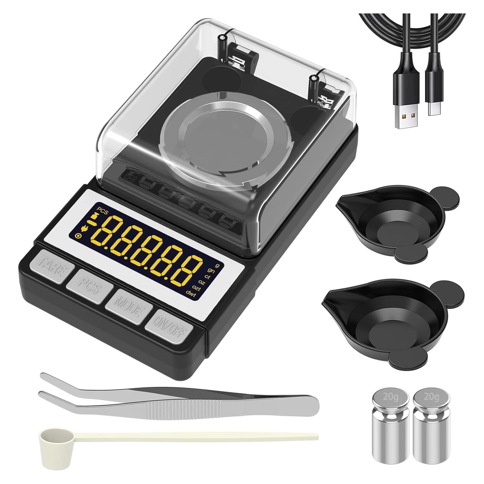 Balanza de Miligramos WEIGHTMAN 50g Precisión 0.001g LCD