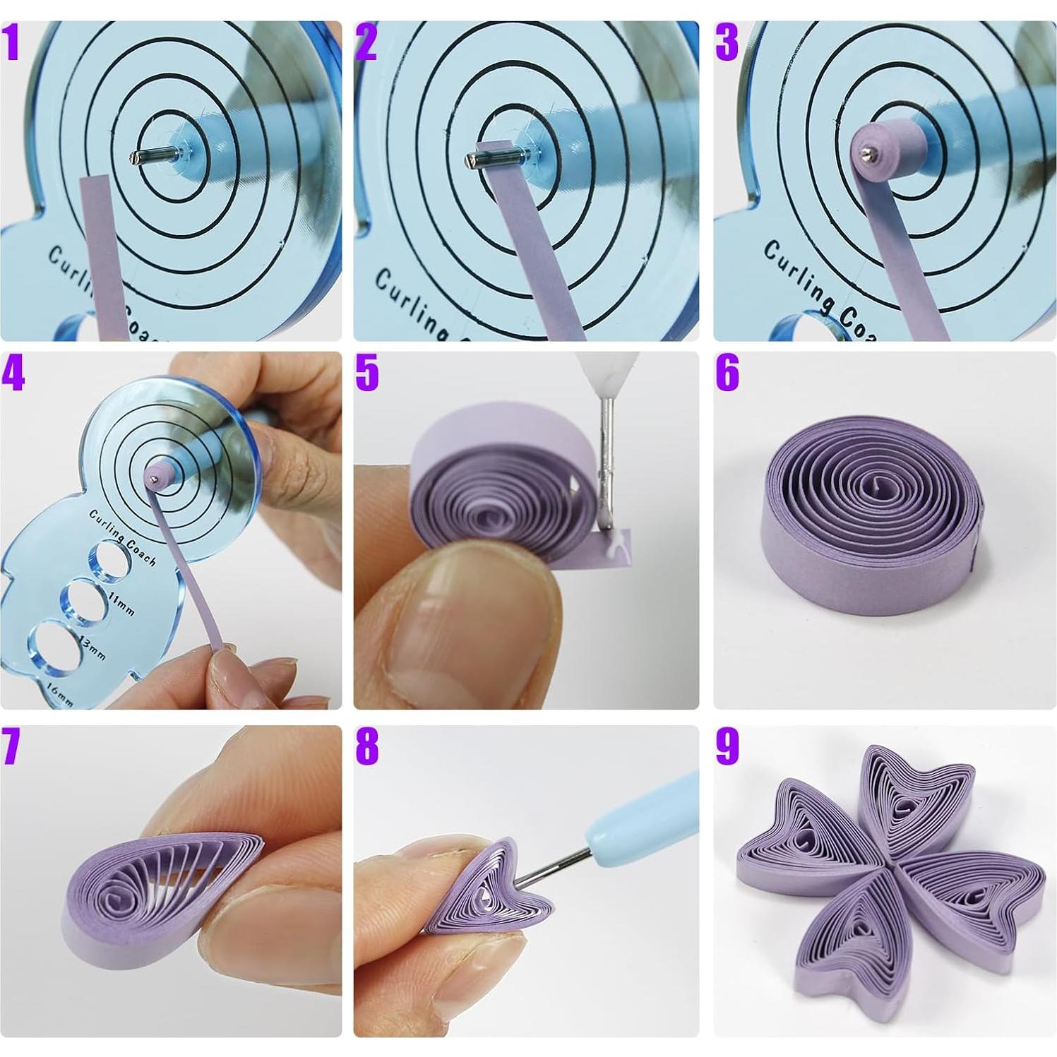 Kit de herramientas de quilling YURROAD 19 piezas para principiantes