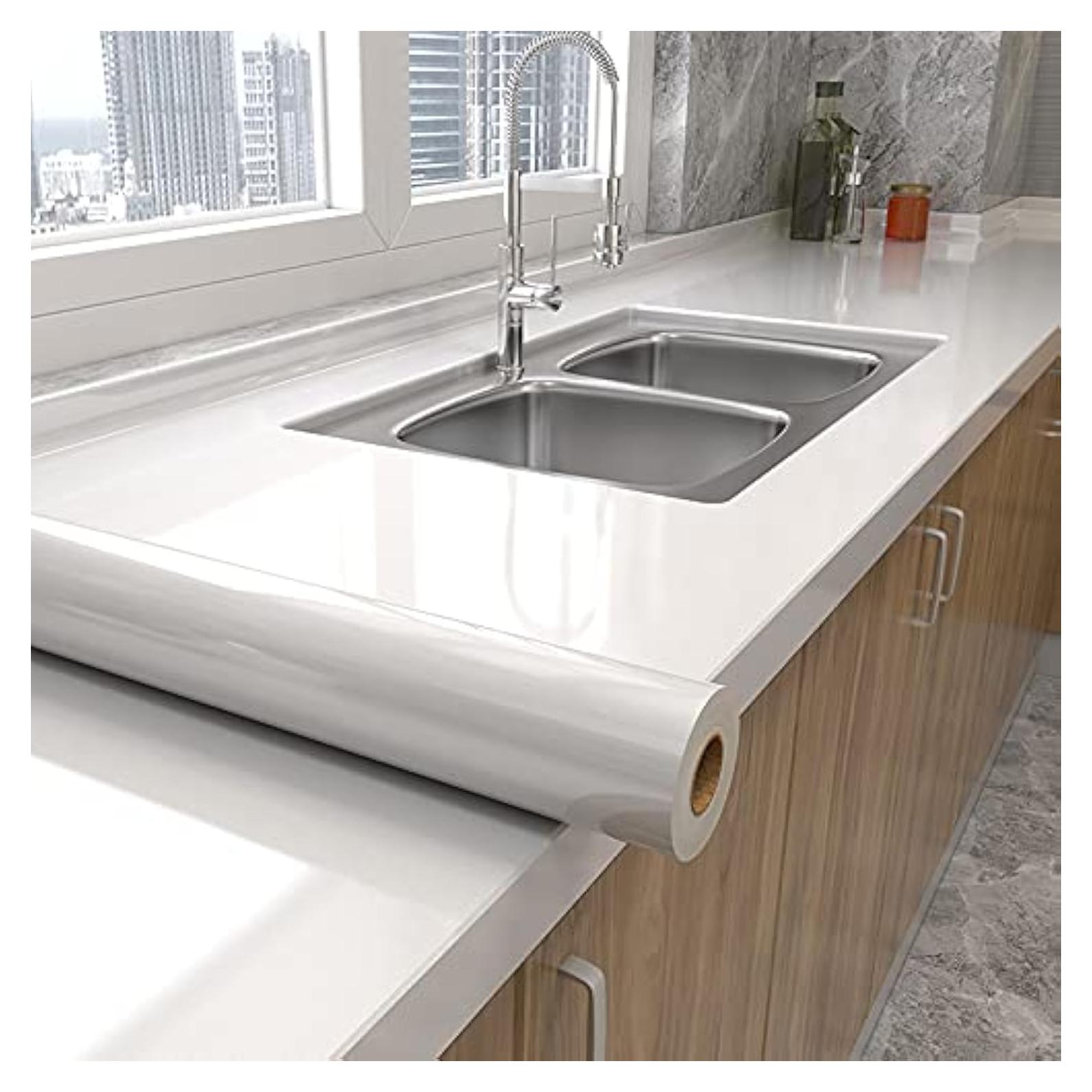 Papel Tapiz Autoadhesivo Removible tiltil Blanco Brillante 0.8 m²