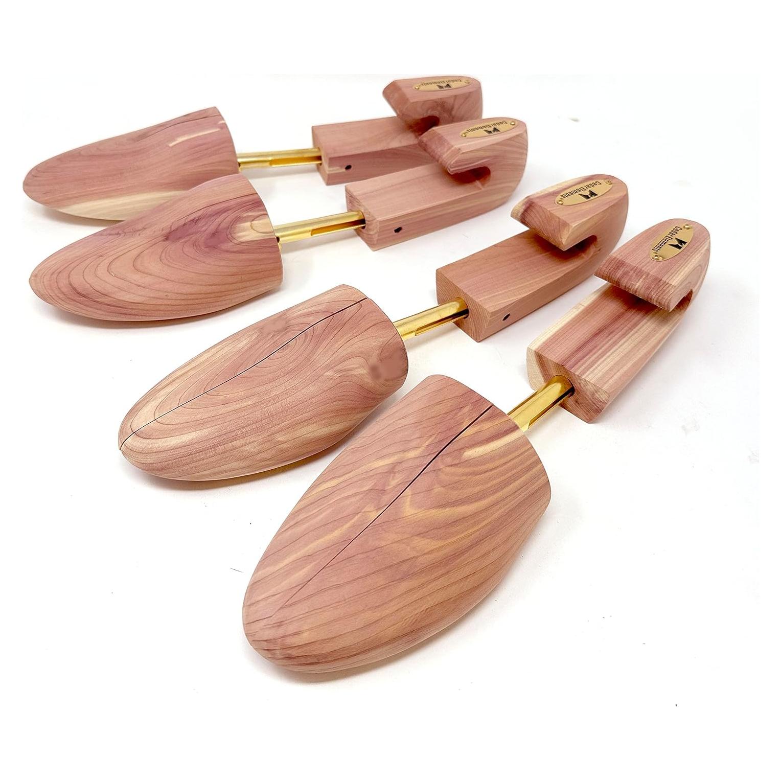 Zapatos de Madera de Cedro Elementos - Paquete de 2 Mediano