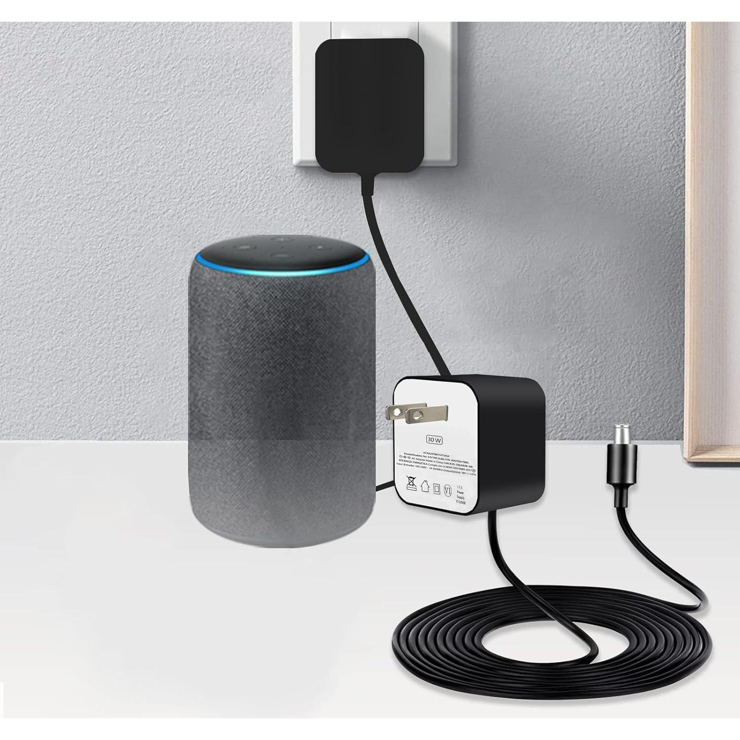 Adaptador de corriente 30W ZTTXL para Echo y Echo Show