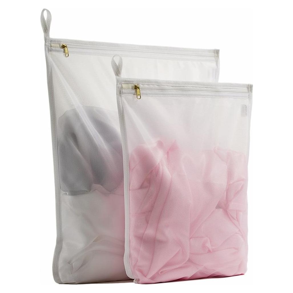 Bolsas de Lavandería Tenrai - 2 Piezas, Malla Fina, Cierre YKK