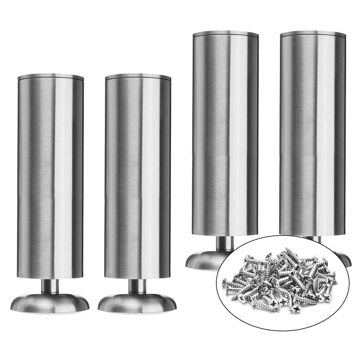Patas de Muebles La Vane 30cm Acero Inoxidable Juego de 4
