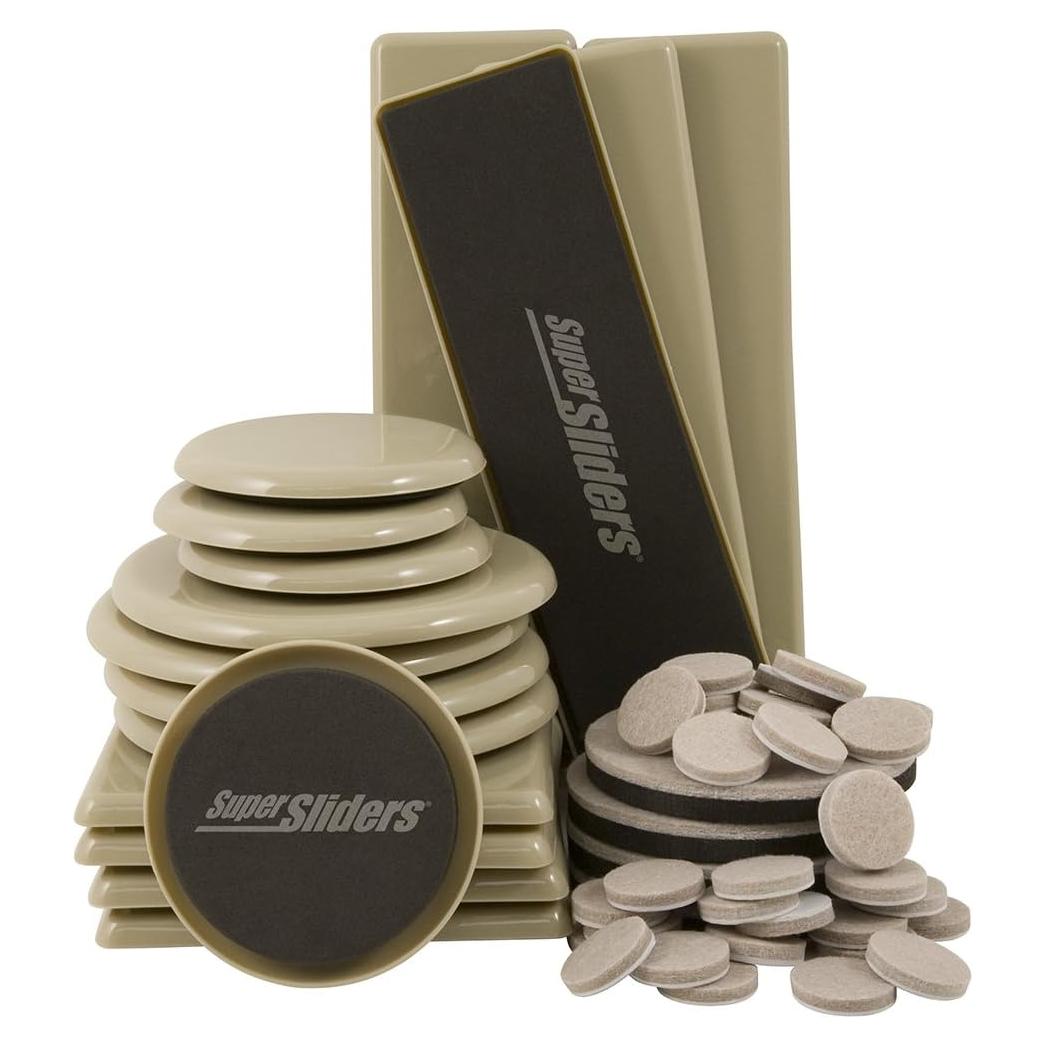 Deslizadores Reutilizables Waxman 52 Piezas para Muebles