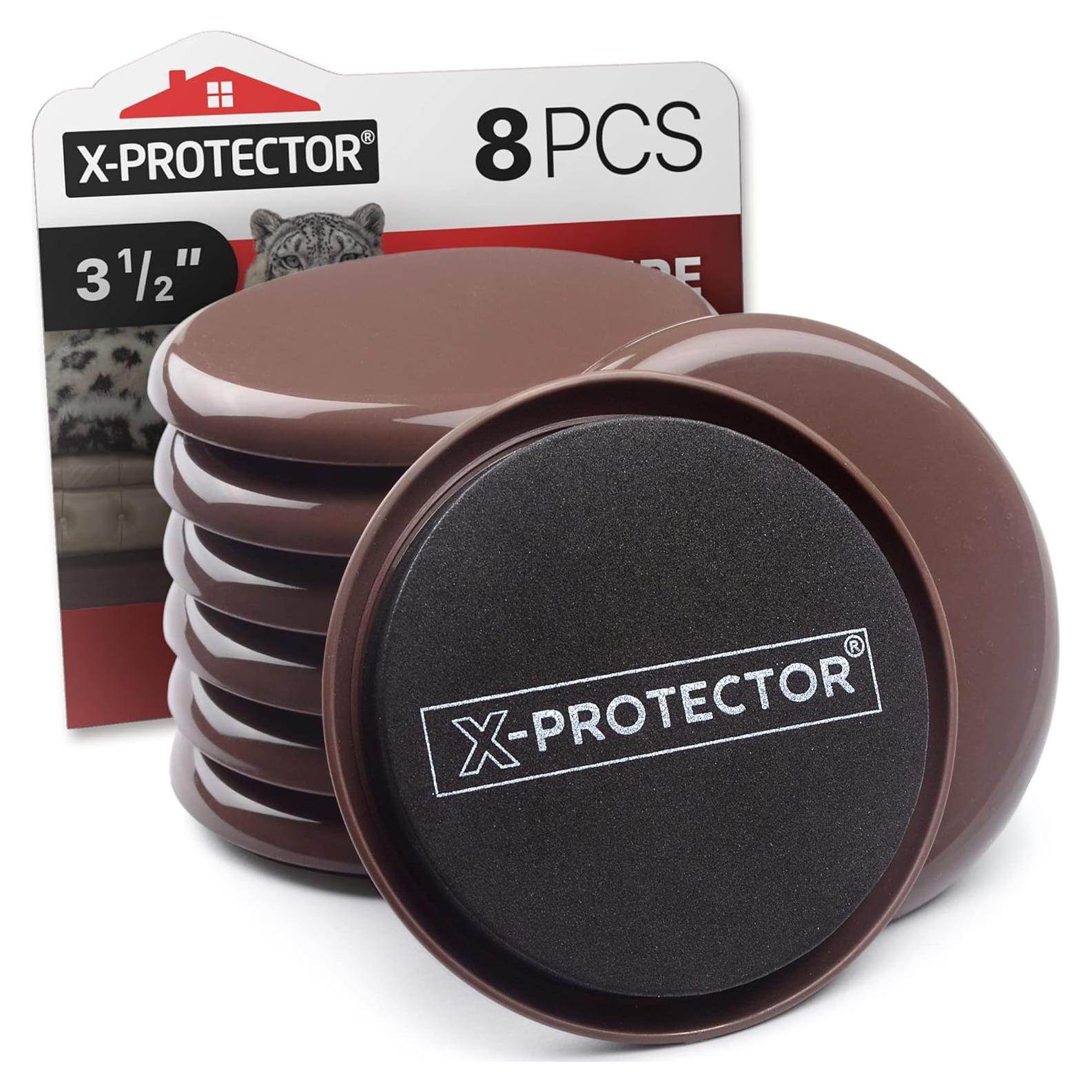 Deslizadores de Muebles para Alfombra X-PROTECTOR 8 PCS 8.89 cm