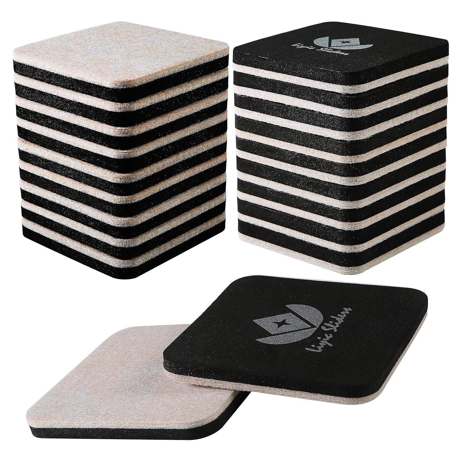 Paquete de 20 deslizadores de fieltro Liyic 7.62 cm para muebles