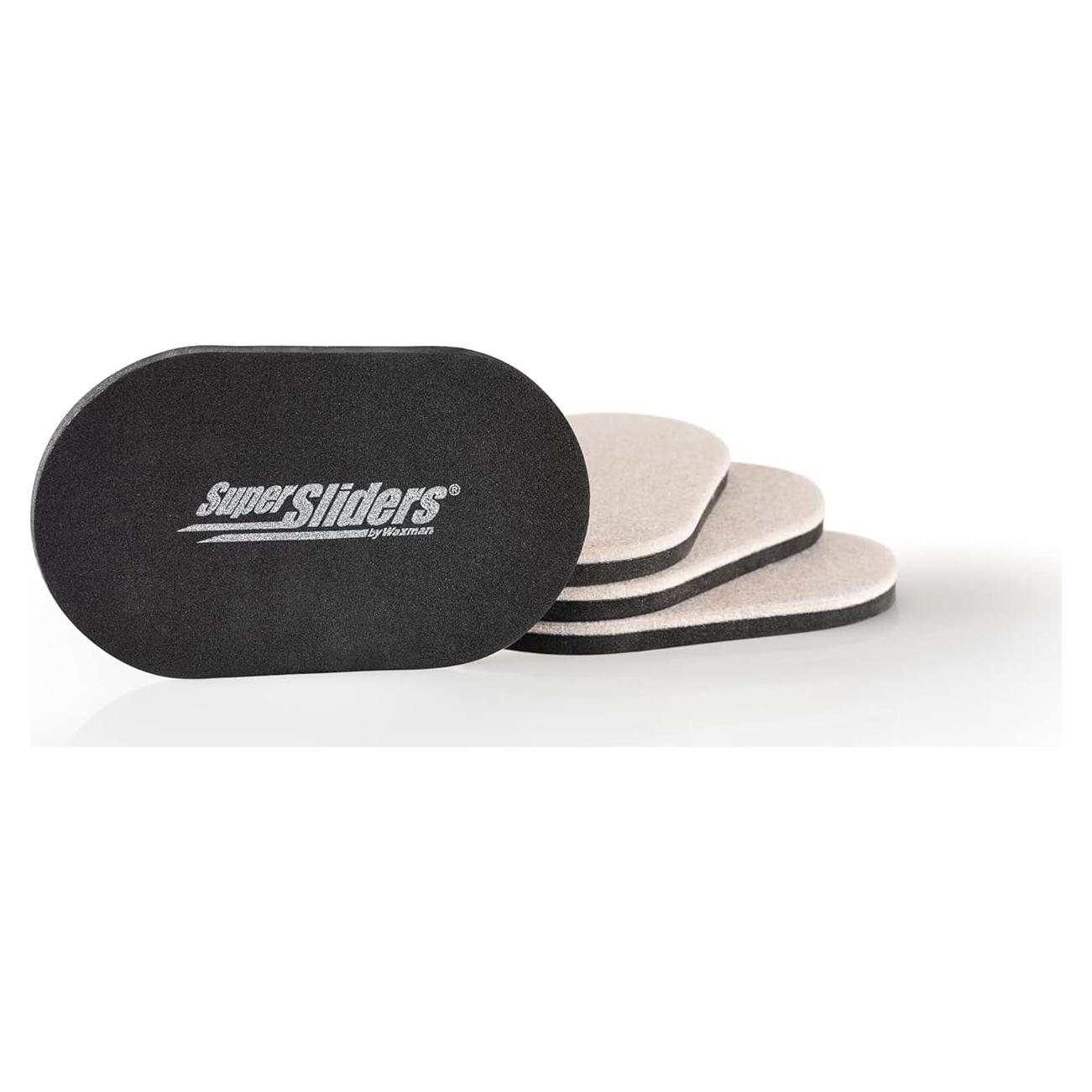 Deslizadores Reutilizables Waxman Ovalados 8.9x15.2 cm Beige (4 Pz)