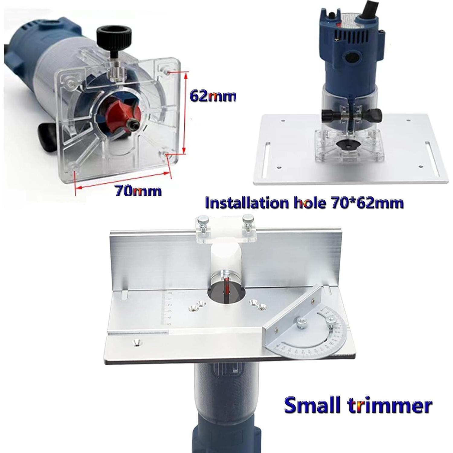 Placa de Inserción para Mesa de Router MIUPWULA 240x200mm