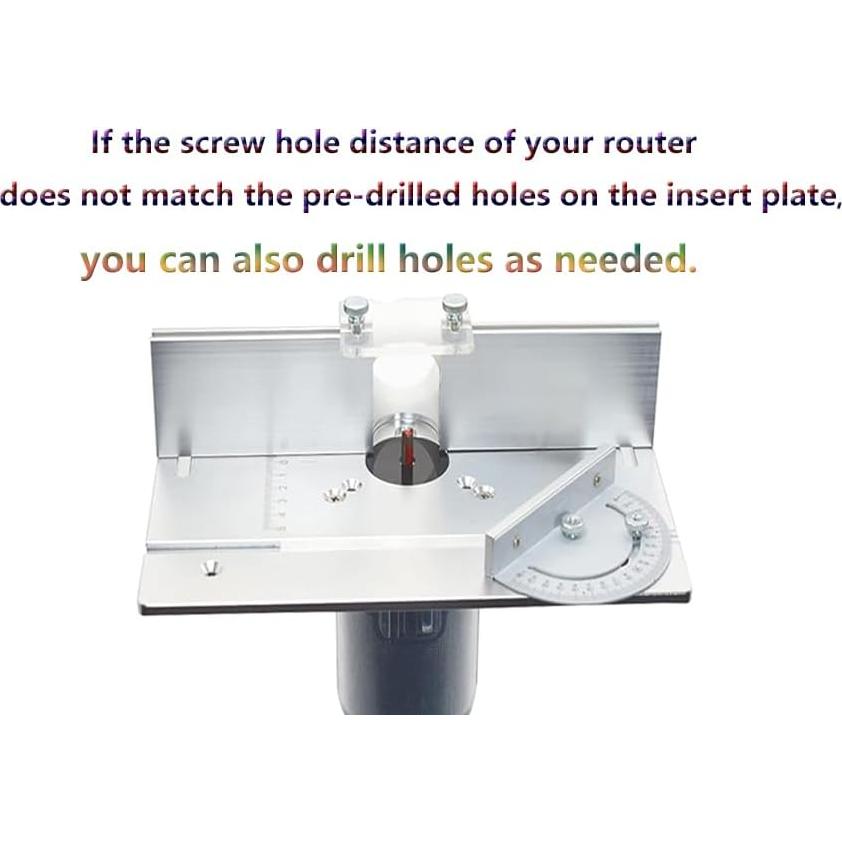 Placa de Inserción para Mesa de Router MIUPWULA 240x200mm