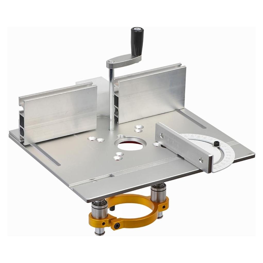 Placa de Inserción de Mesa Router Aluminio 240x200mm Elevador