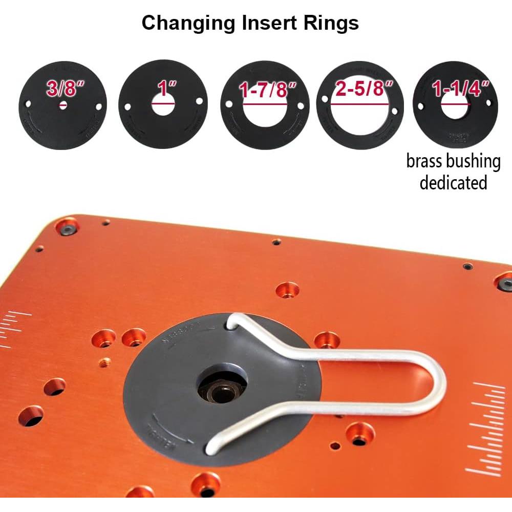 Placa de Inserción O'SKOOL para Router 23.5x29.8cm Aluminio