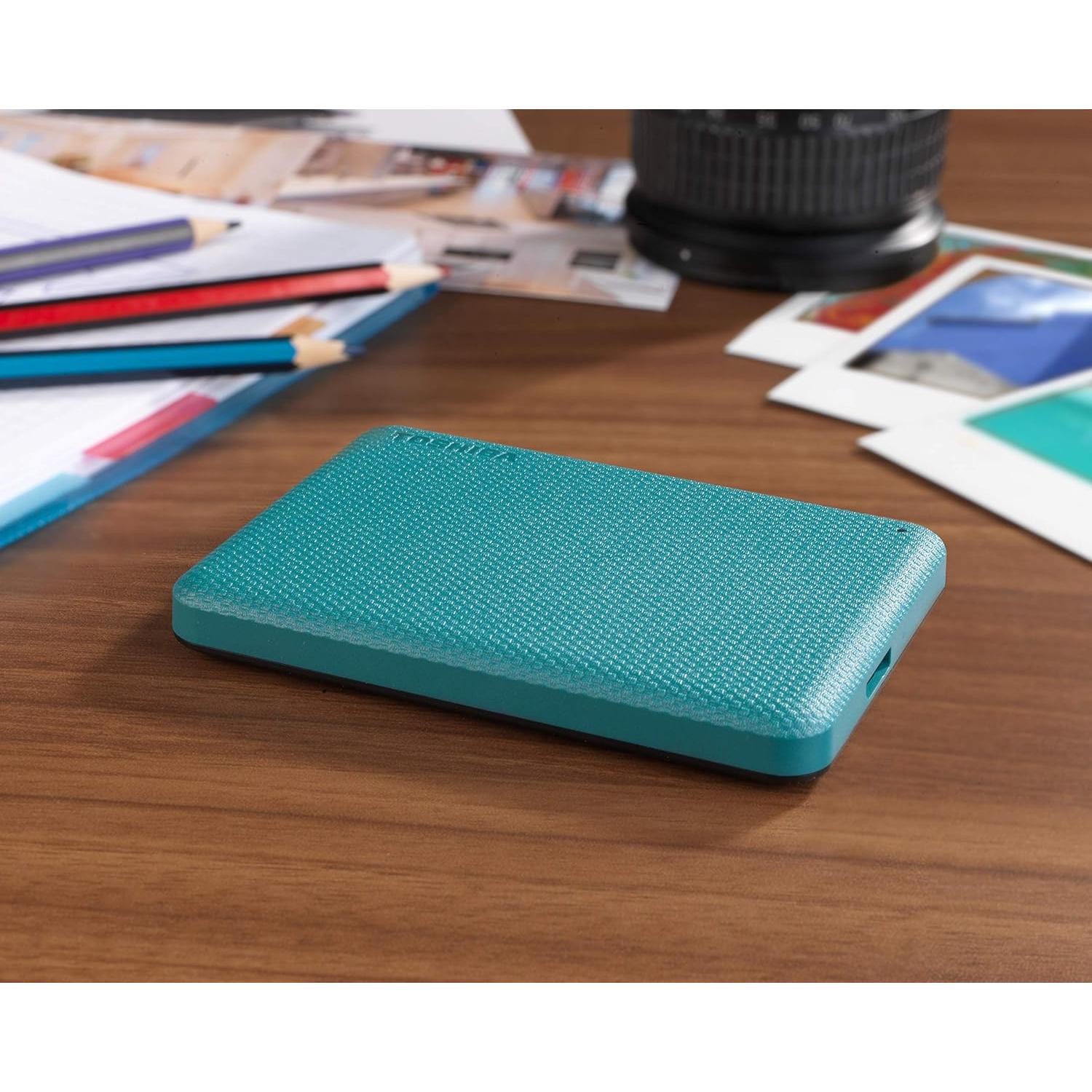 Disco Duro Externo Portátil Toshiba Canvio Advance 1TB USB 3.0 Verde