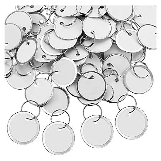 Etiquetas de Llave de Metal Hotop 500 Piezas 3.18 cm