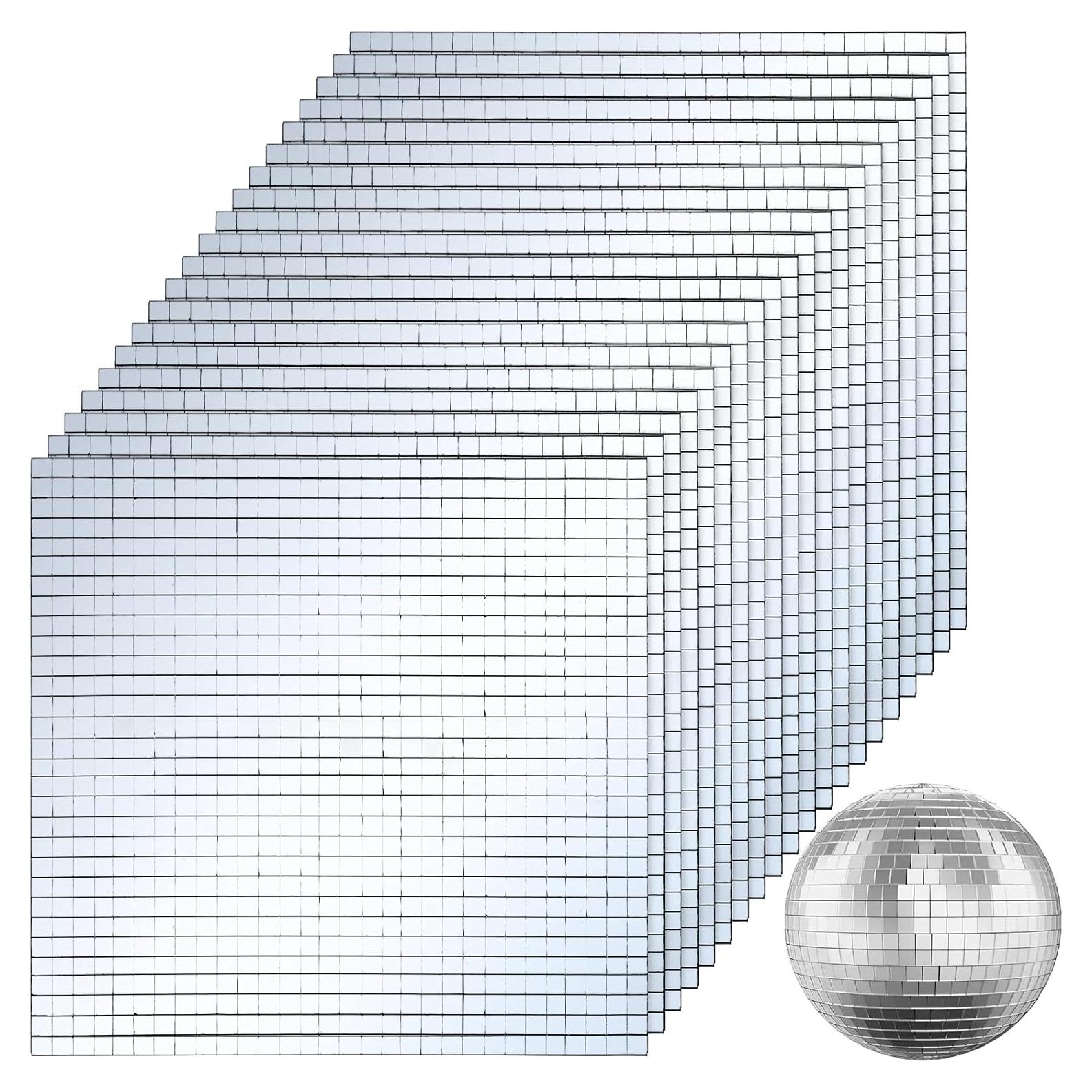 SOUJOY Azulejos de Espejo Mosaico Autoadhesivos 36000 Piezas 5x5mm