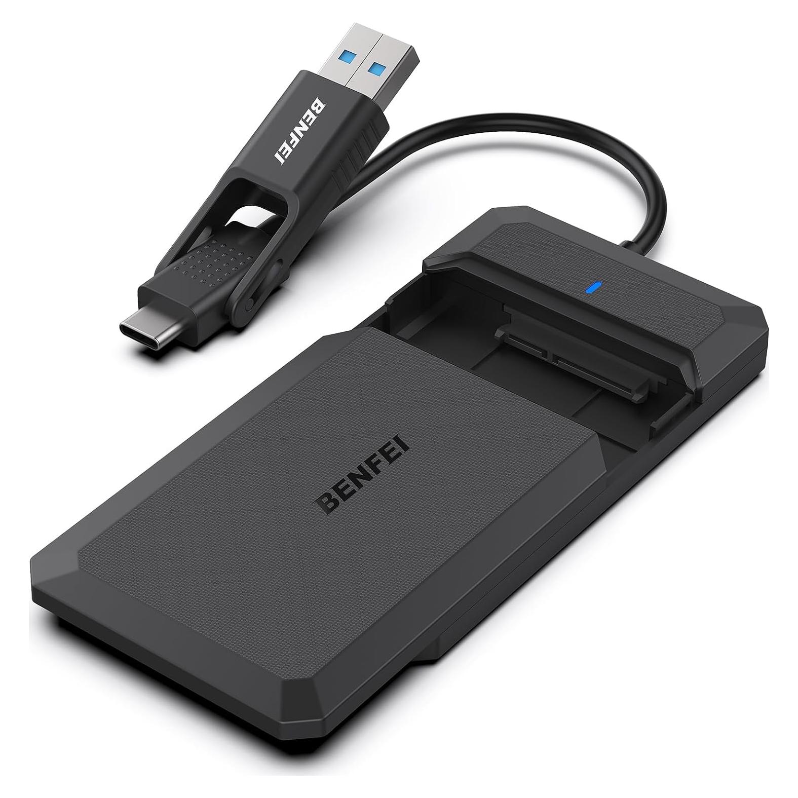 Carcasa Externa SATA 2.5" BENFEI Tipo-C/Tipo-A UASP 6TB