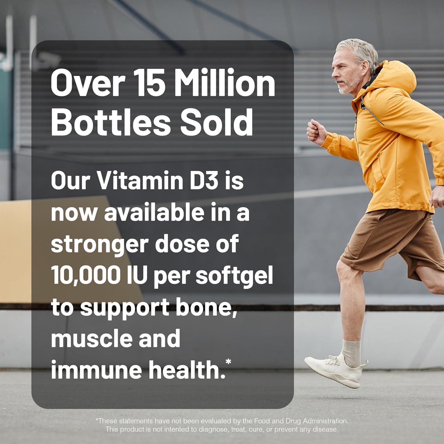 NatureWise Vitamina D3 10,000UI 30 Mini Softgels - Soporte Inmunológico