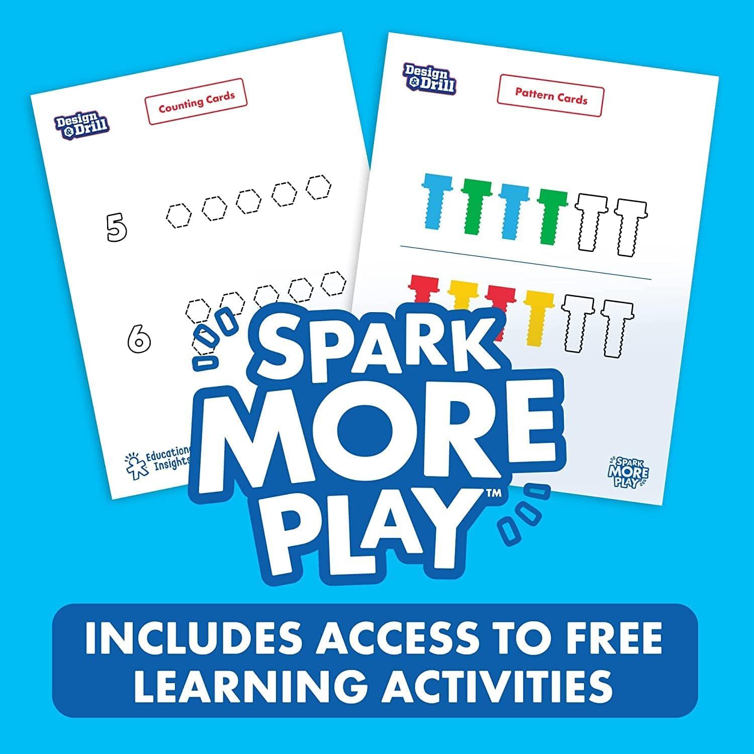 Set de Juguetes de Construcción Educational Insights ABCs 123s