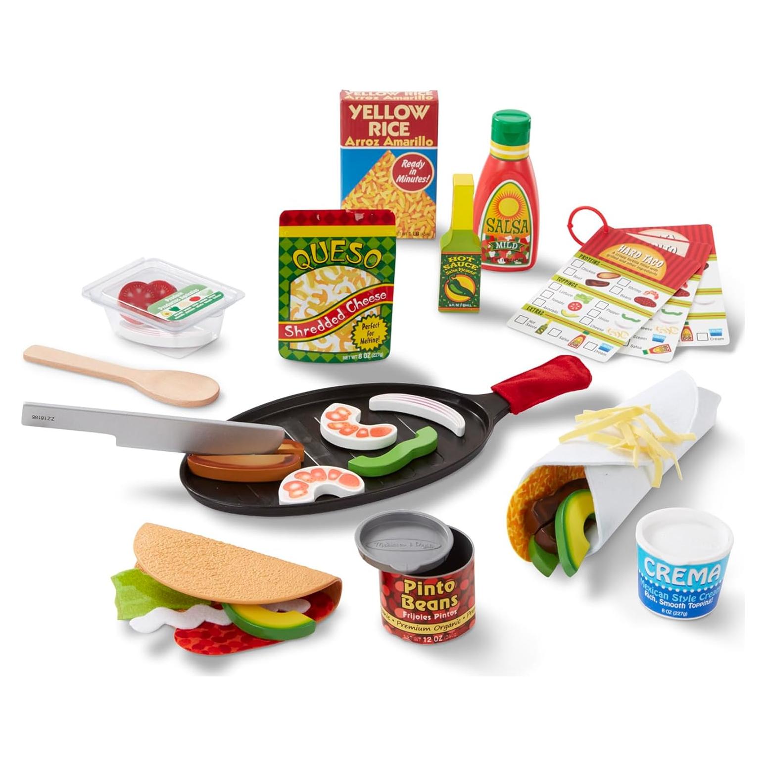 Set de Comida Mexicana Melissa & Doug 43 Piezas - Juguete de Cocina