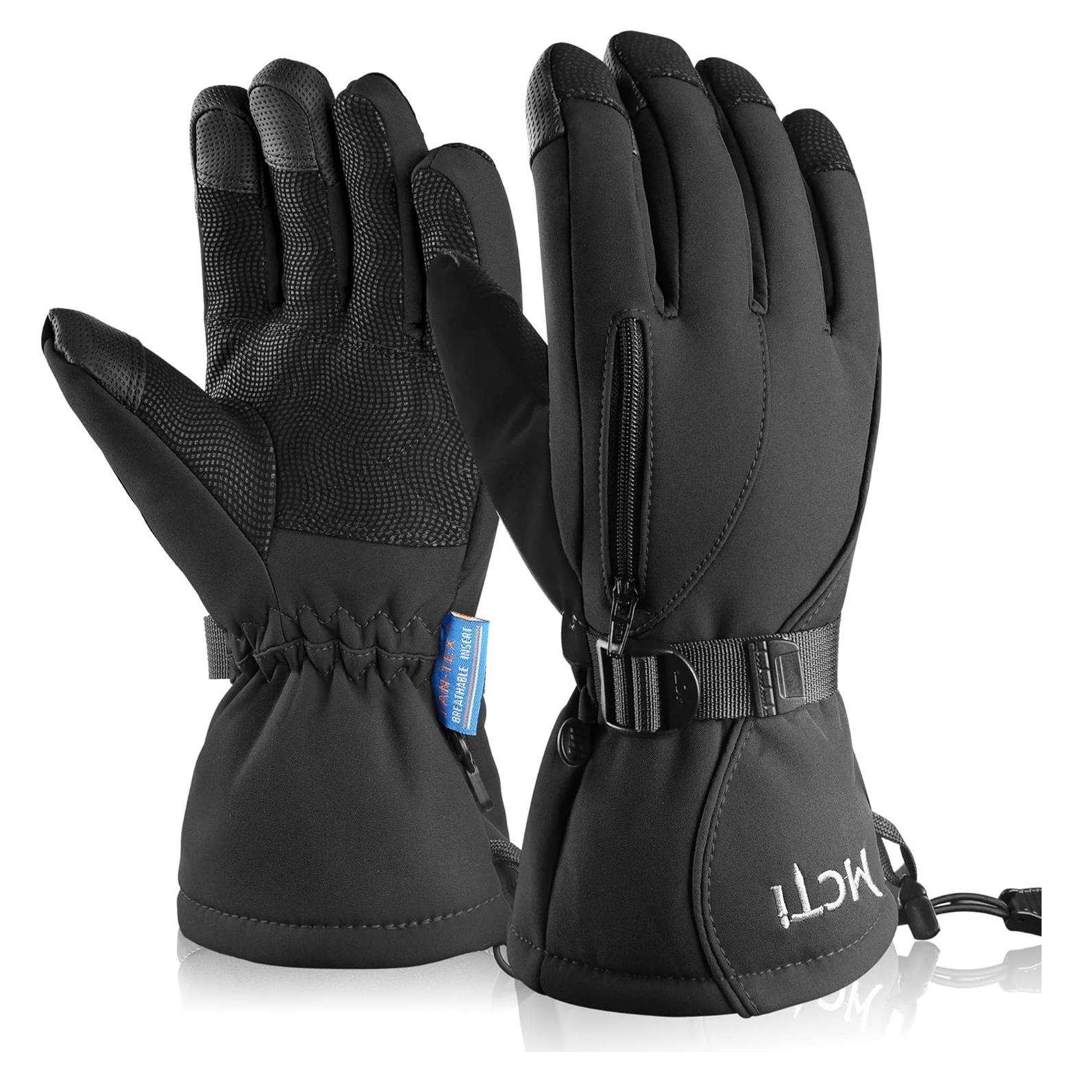 Guantes de Esquí Impermeables MCTi para Hombre - Cálidos 3M Thinsulate