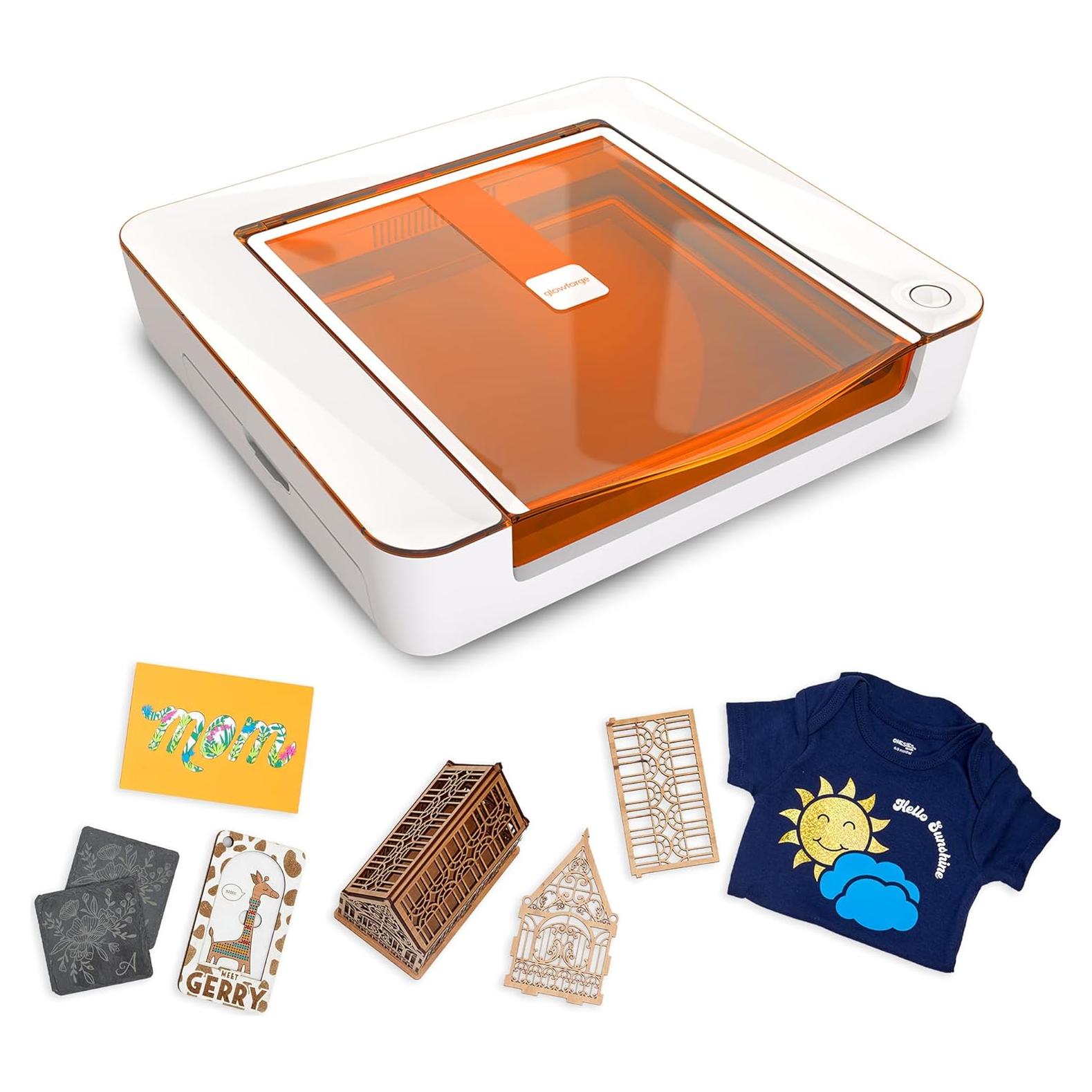 Grabadora y cortadora láser Glowforge Aura 6W para manualidades