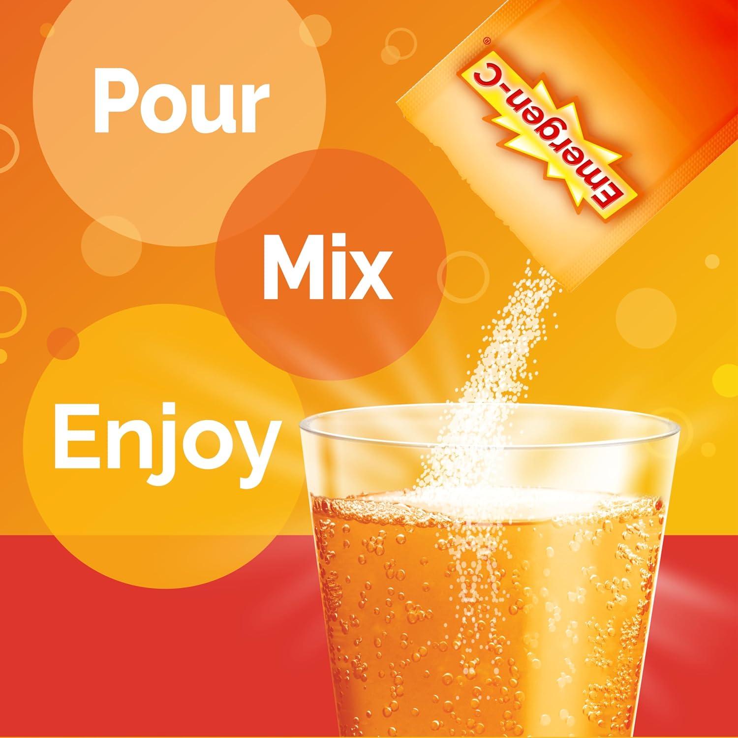 Emergen-C 1000mg Polvo Vitamina C Naranja Super 30 Sobres