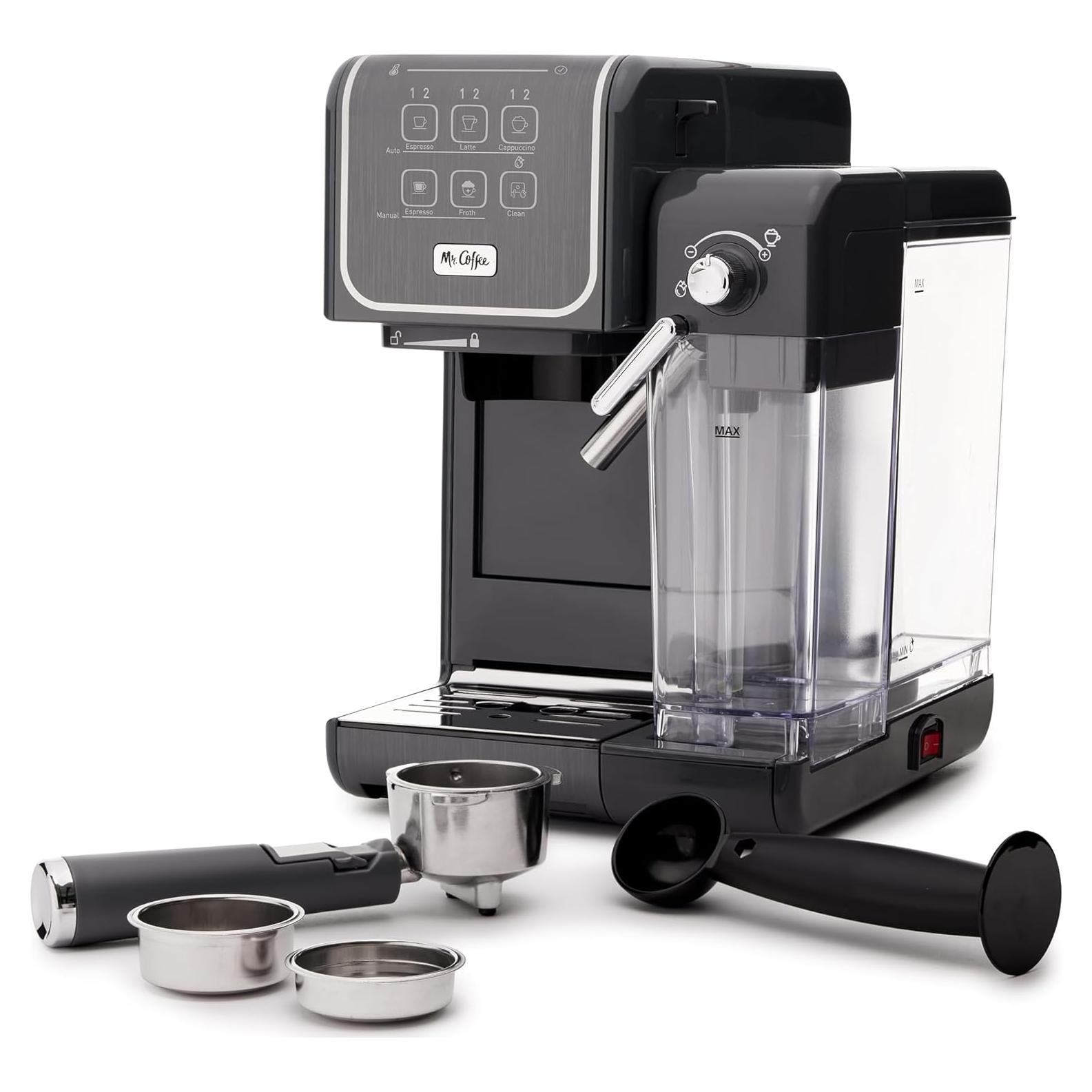 Máquina de Café Espresso Mr. Coffee One-Touch 19 Bar con Espumador