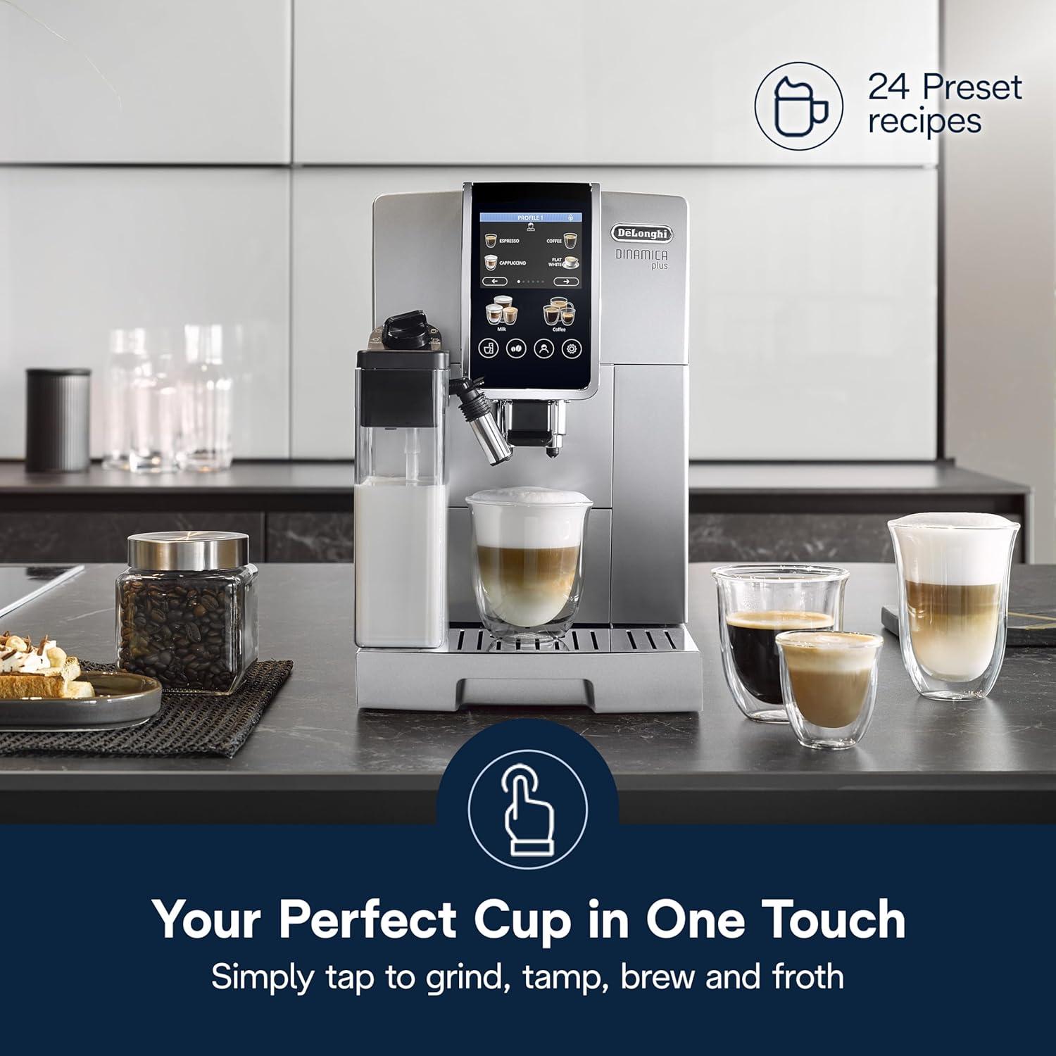 Máquina de Espresso Automática De'Longhi Dinamica Plus 9.83 kg