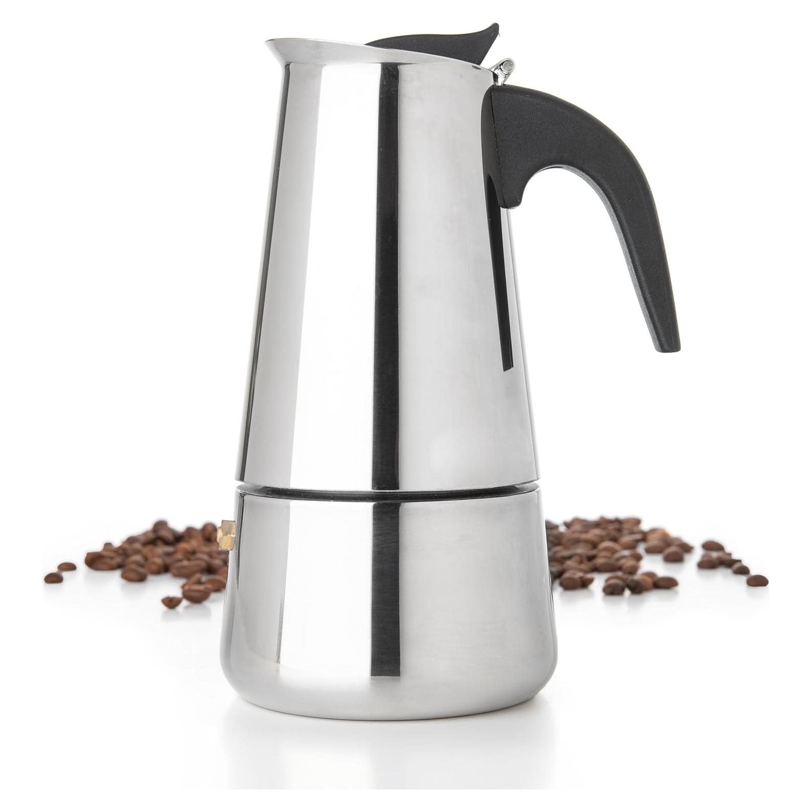 Cafetera de Espresso de Estufa Mixpresso 9 Tazas Acero Inoxidable