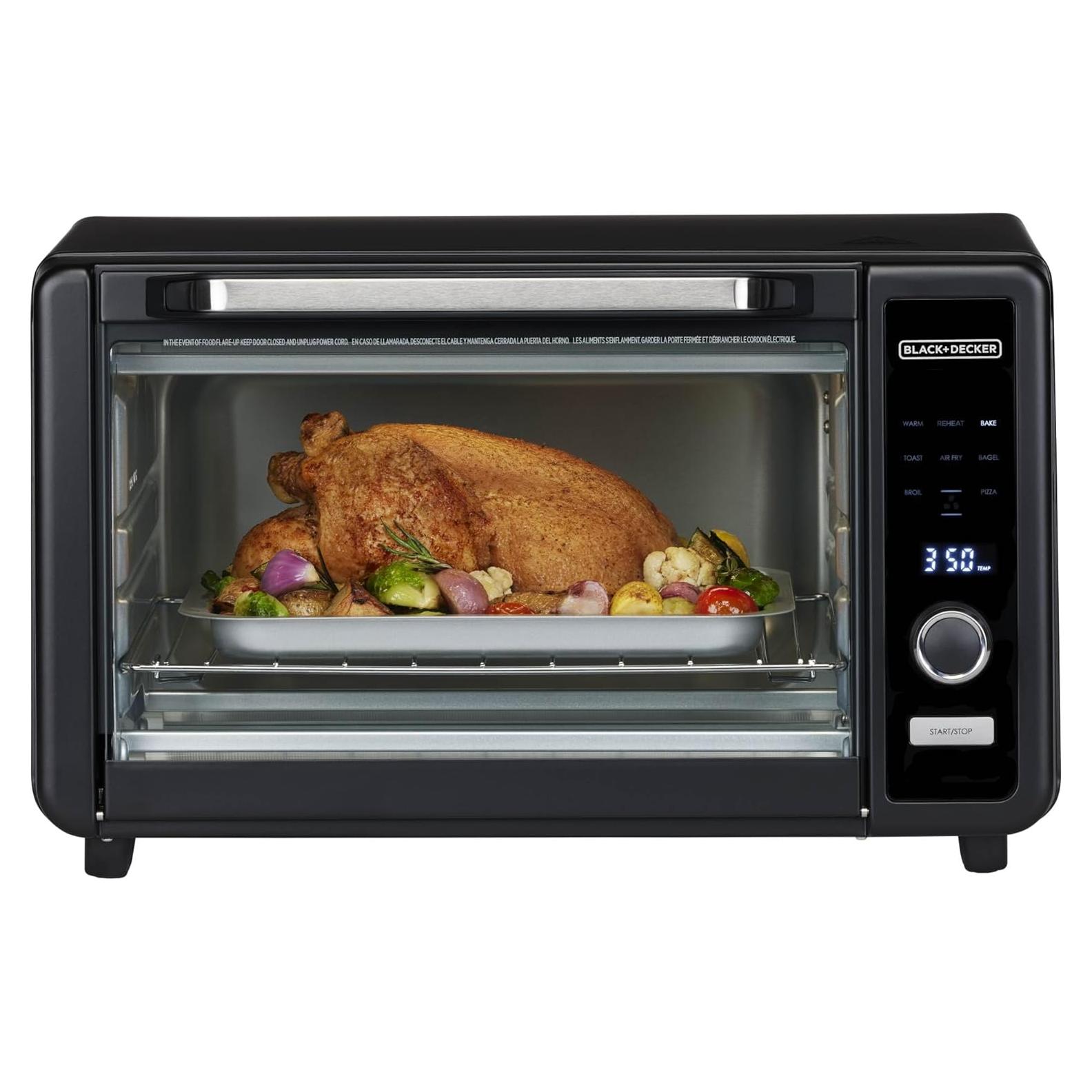 Horno Tostador Digital BLACK+DECKER Crisp 'N Bake 6 Rebanadas