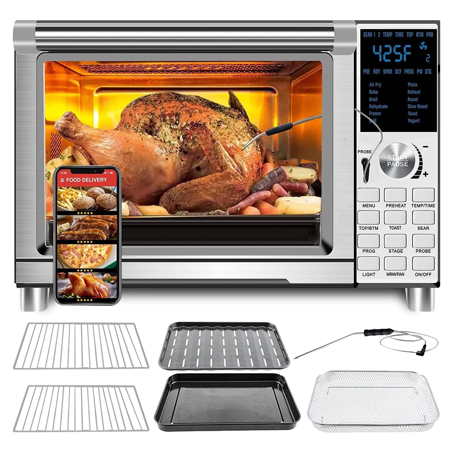 Horno Tostador Inteligente Nuwave Bravo XL 30QT Acero Inoxidable