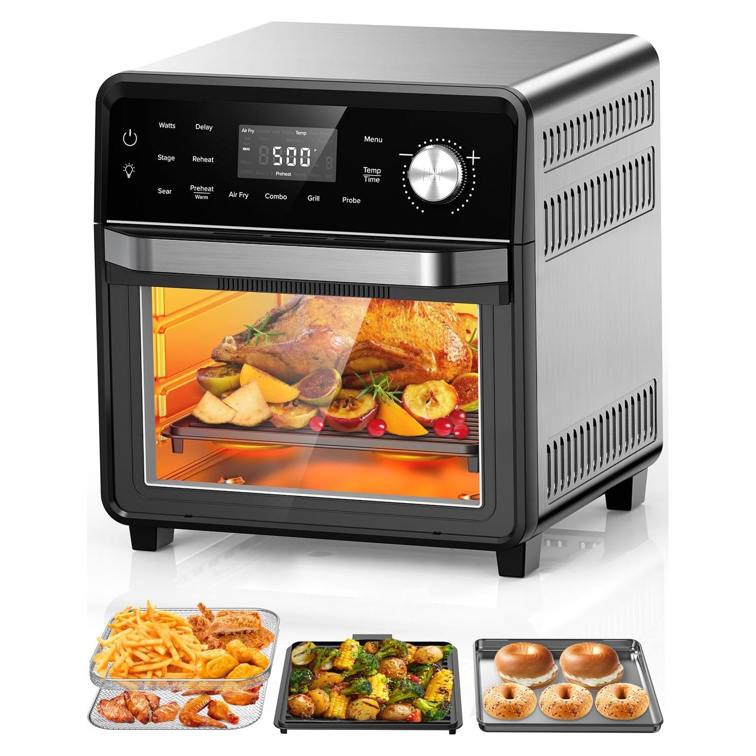 Horno de Aire Nuwave Pro-Smart 15.5QT Acero Inoxidable 288°C
