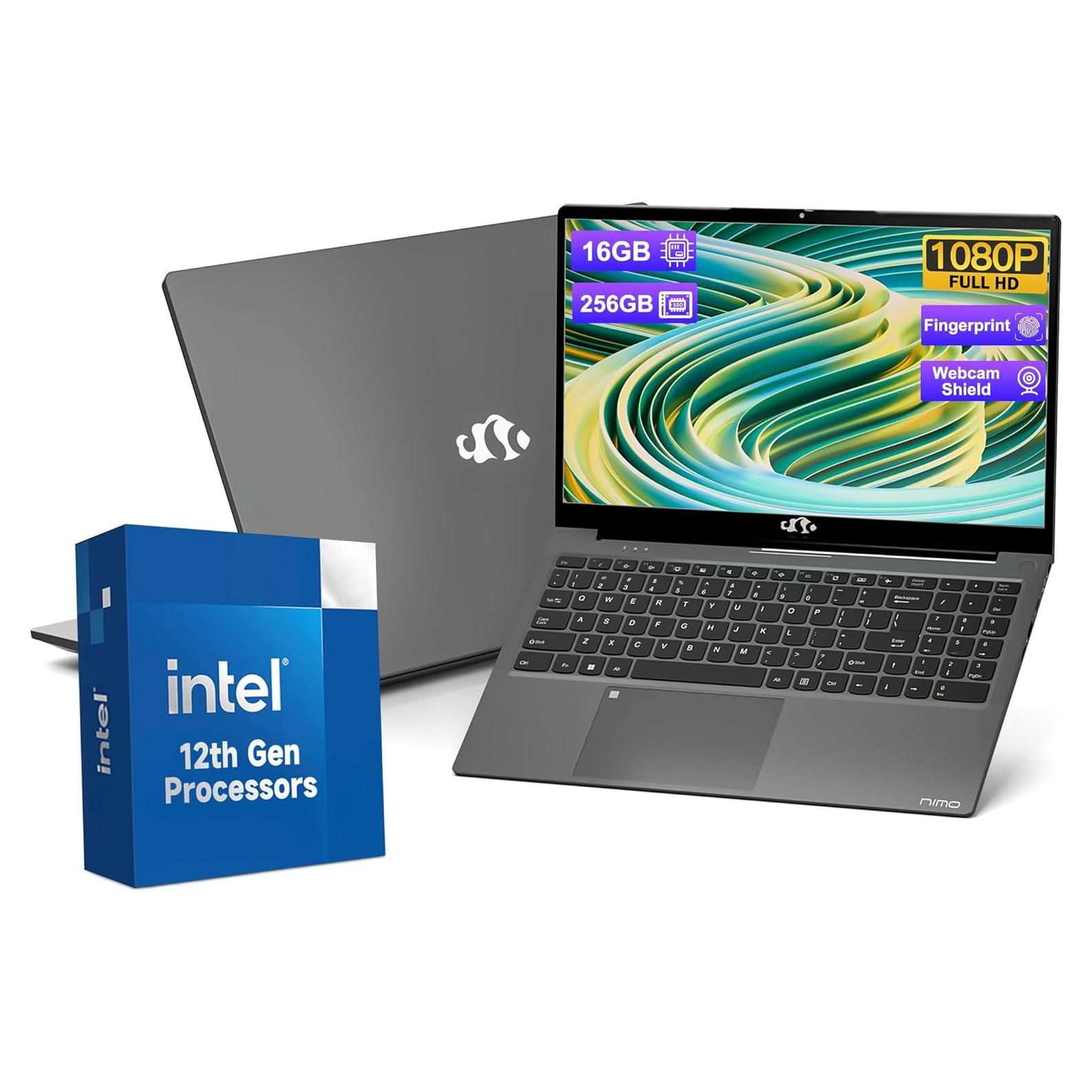 Laptop NIMO 15.6" FHD, 16GB RAM, 256GB SSD, Intel Pentium