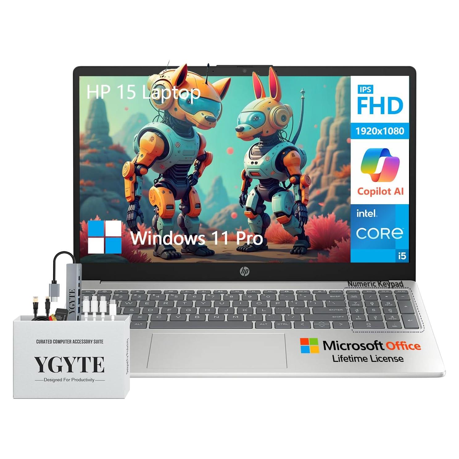 Laptop HP 15.6" FHD i5 40GB RAM 1TB SSD Windows 11 Pro