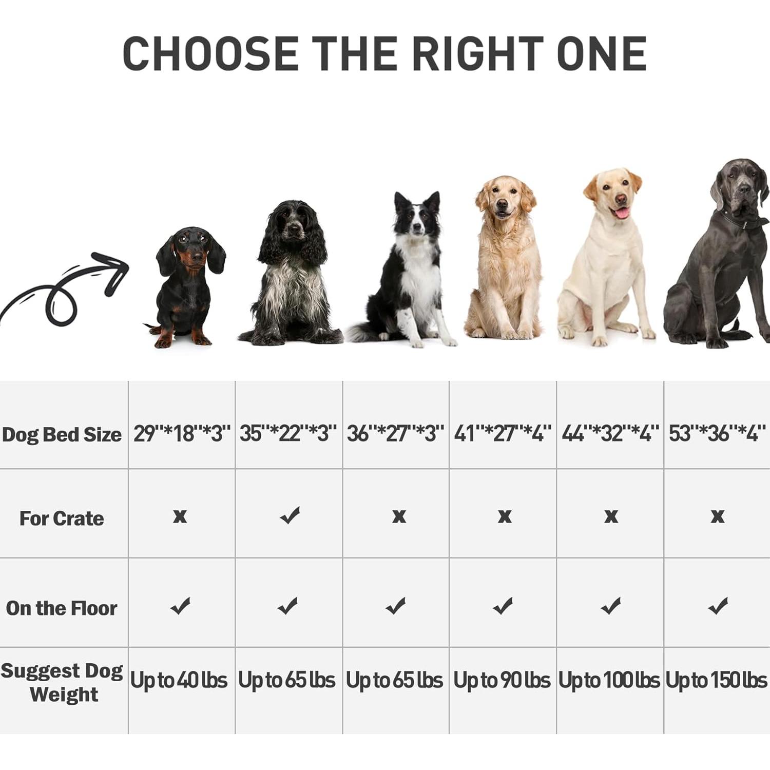 Cama Ortopédica para Perros MIHIKK 89x56cm Impermeable Gris