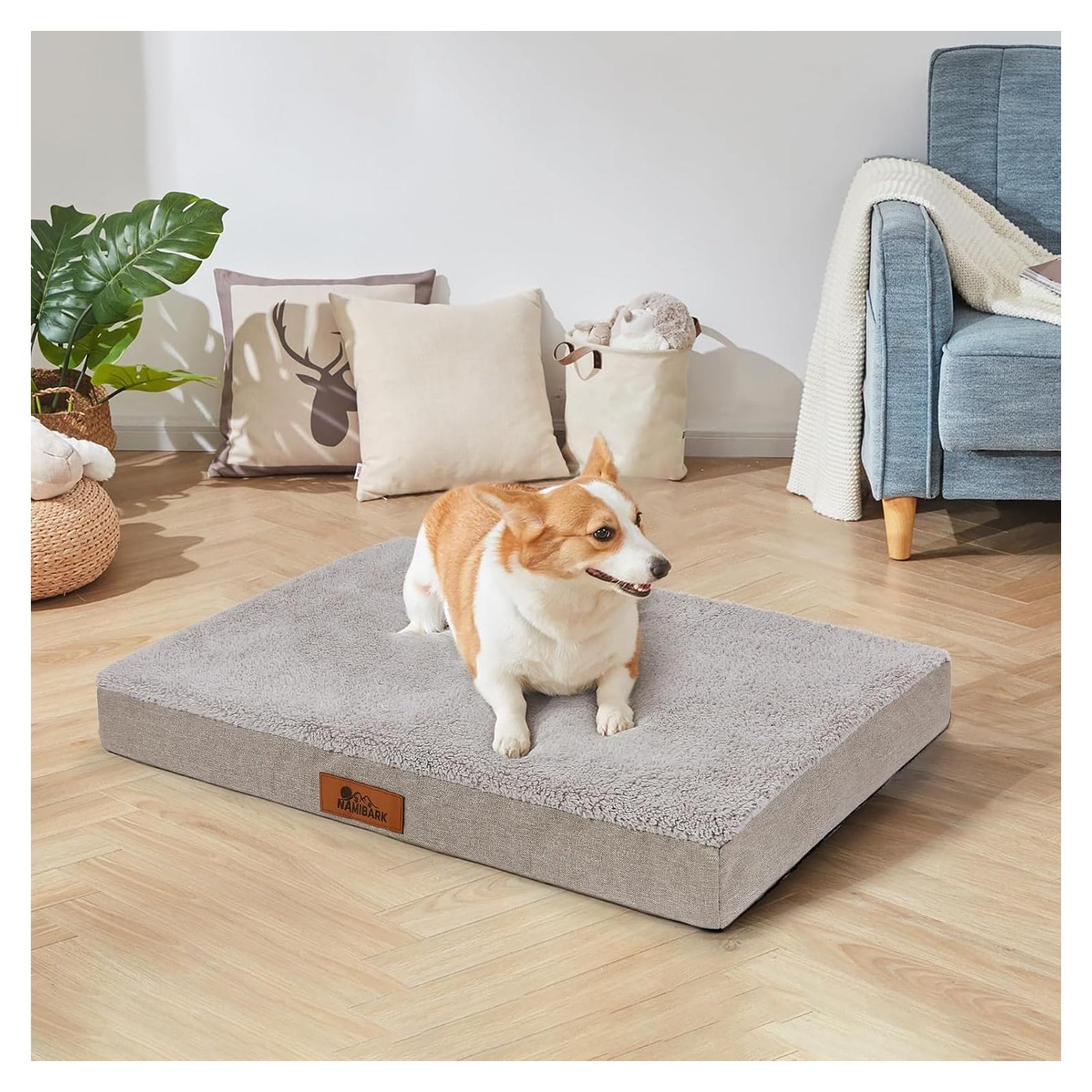 Cama ortopédica para perros NAMIBARK 76x50 cm viscoelástica