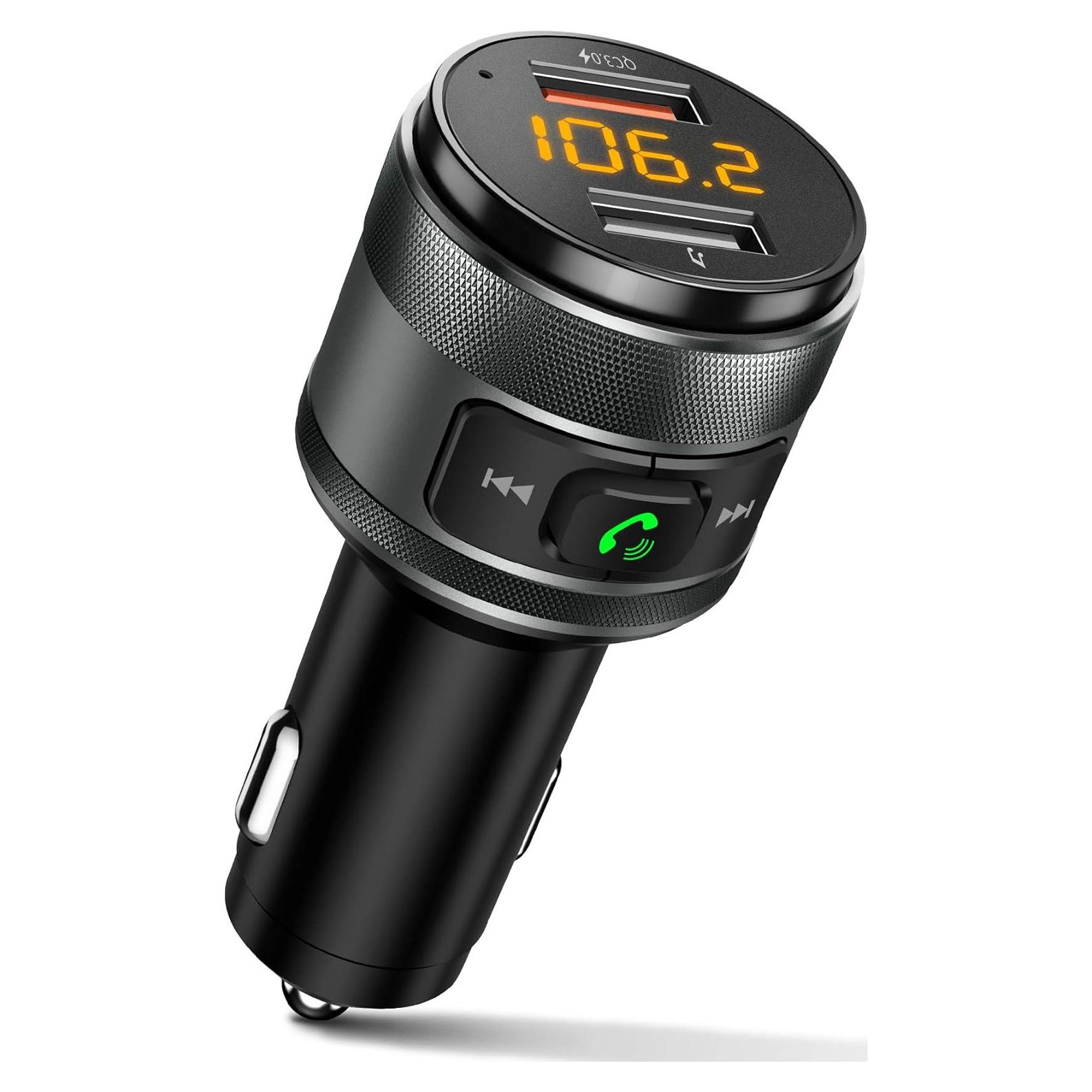 Transmisor FM Bluetooth 5.3 IMDEN para coche con 2 USB