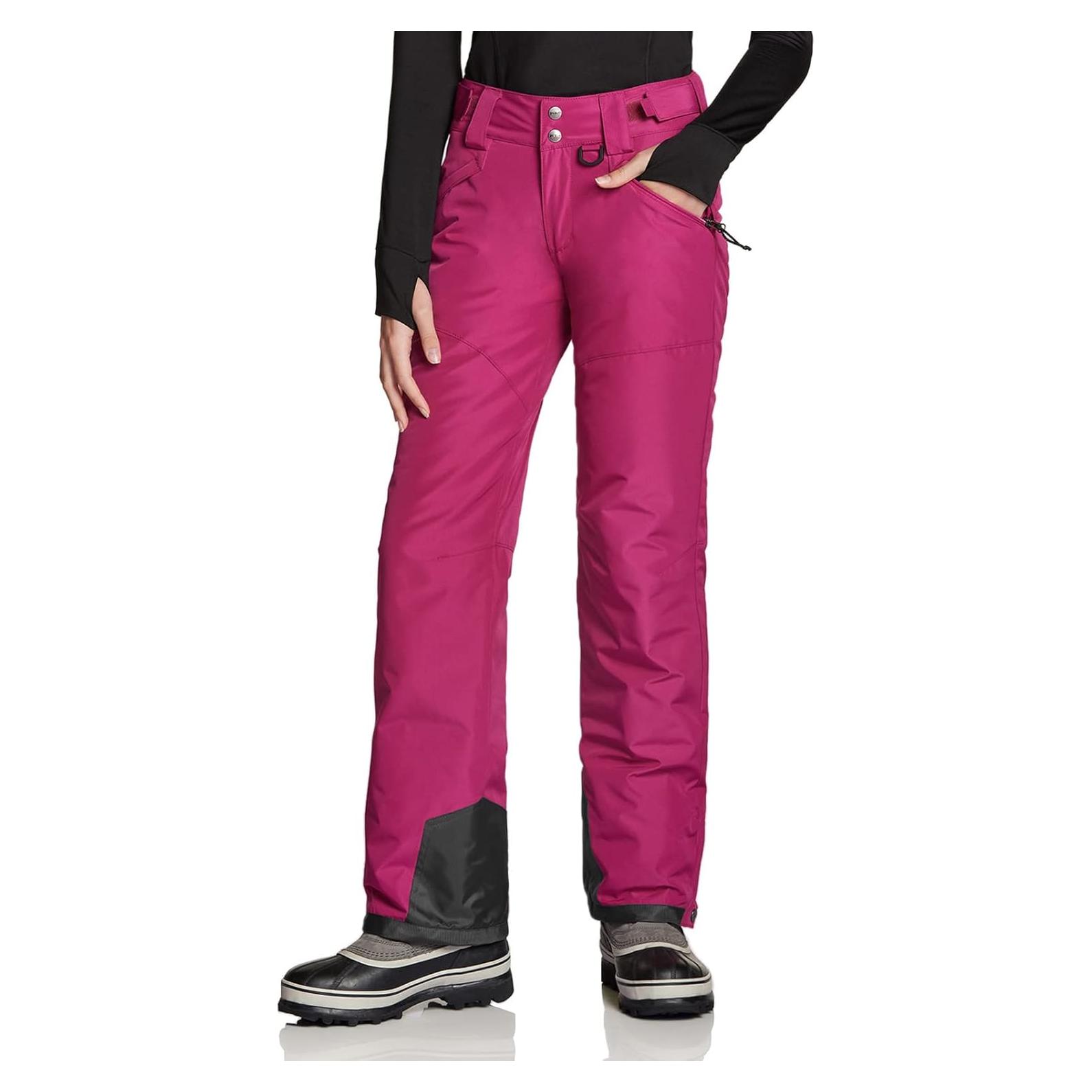 Pantalones de Nieve TSLA para Mujeres Aislados Impermeables