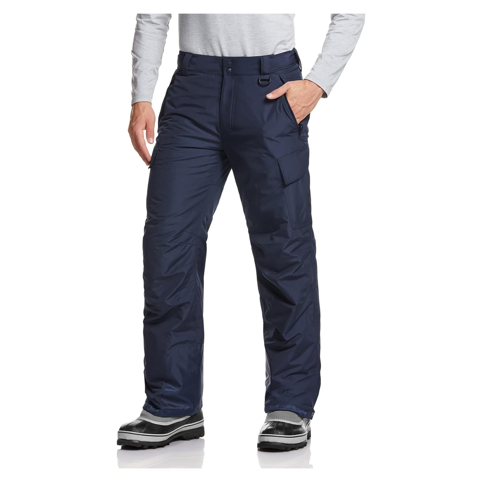 Pantalones de Nieve TSLA para Hombre XX-Large Impermeables