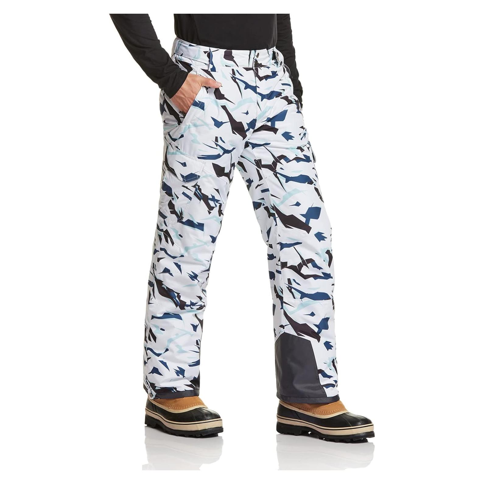 Pantalones de Nieve TSLA para Hombre XX-Large Impermeables