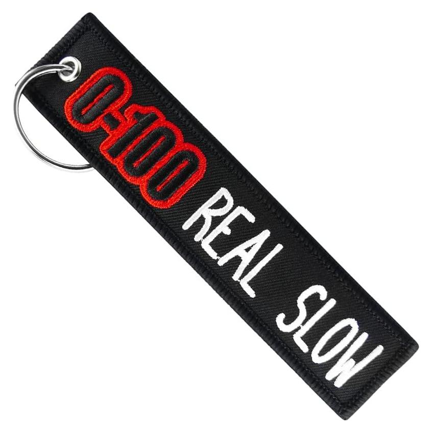 Llavero MotoLoot 0-100 Real Slow para Motocicletas y Coches